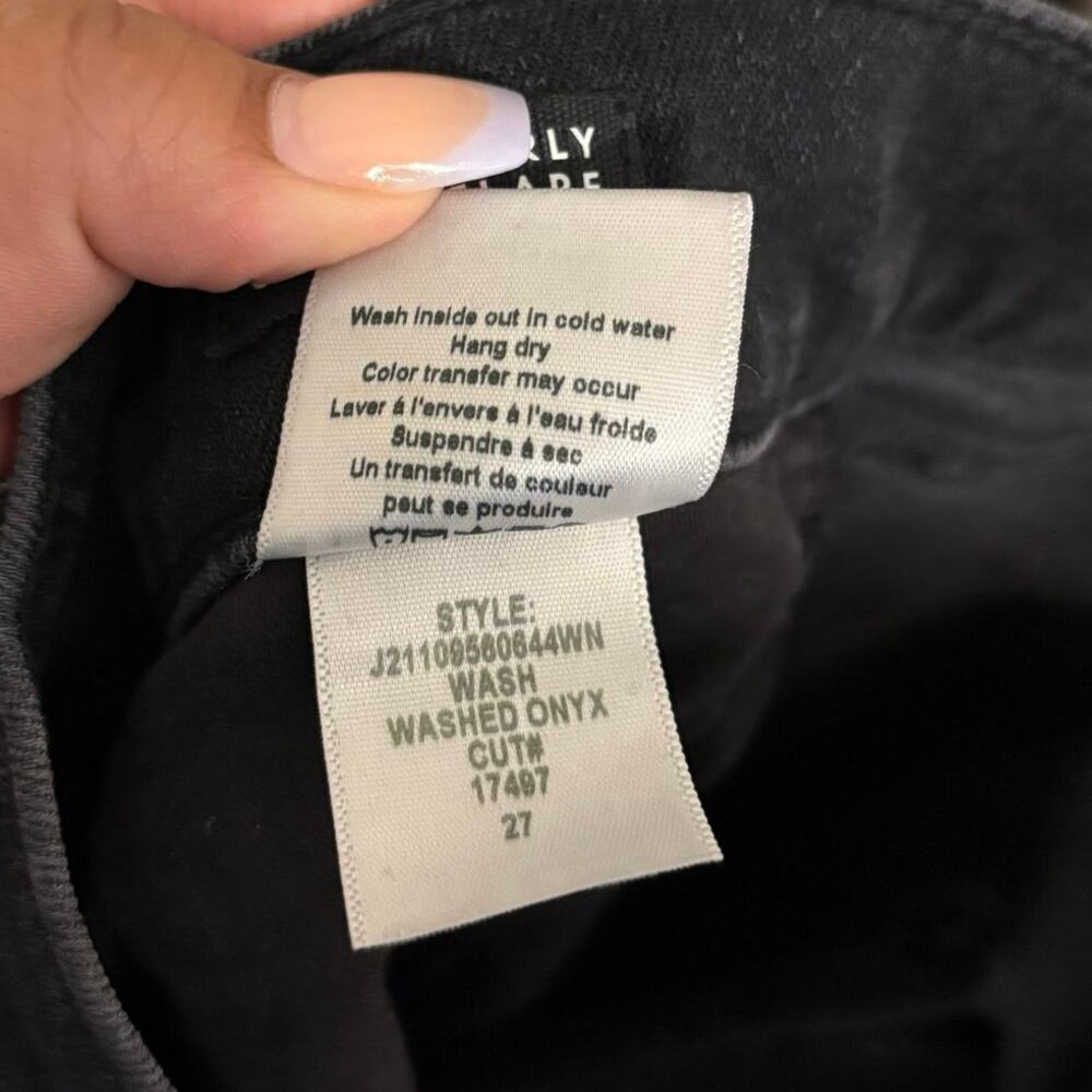 Veronica Beard Black Beverly High Rise  Skinny Flare Jeans Size 27 - Picture 7 of 7